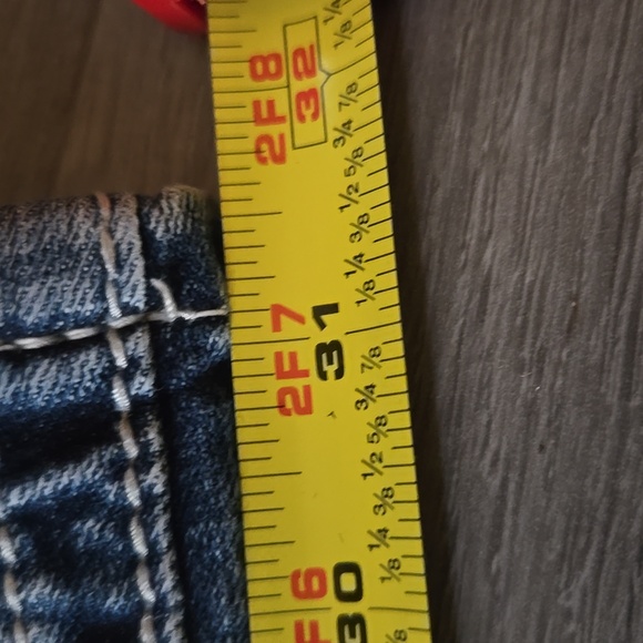 Miss Me Denim Jeans with Embellished Pockets Cuffed Straight - Picture 11 of 11